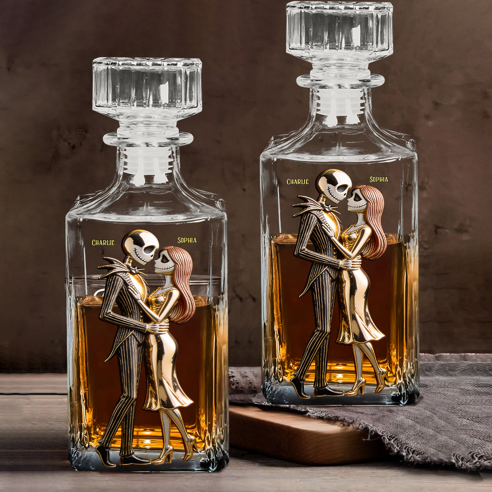 From Our First Kiss - Personalized Nightmare Whiskey Decanter Set