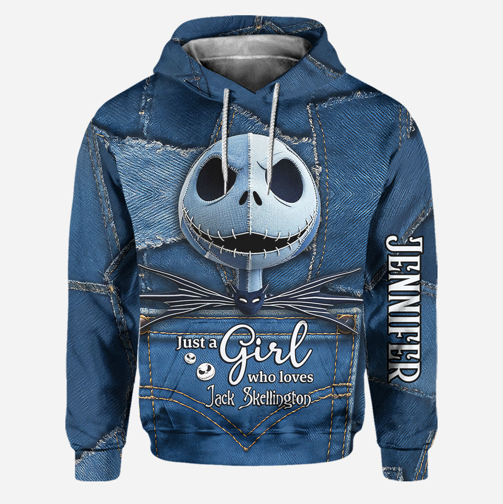 Just A Girl Who Loves Jack - Personalized Nightmare Hoodie & Leggings