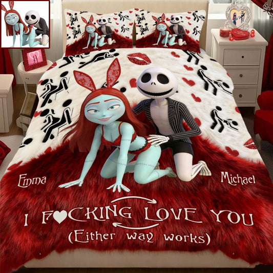 I Love You Forever - Personalized Nightmare Quilt Set