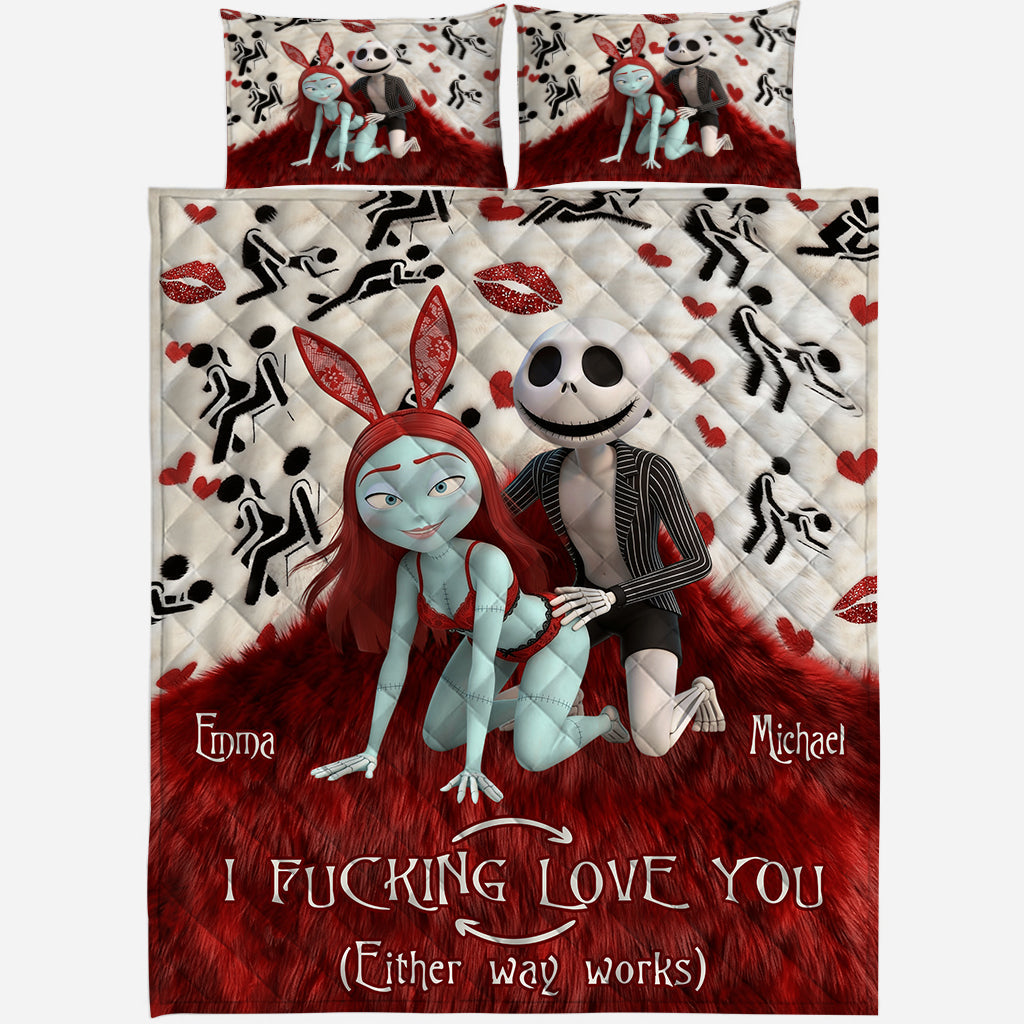 I Love You Forever - Personalized Nightmare Quilt Set