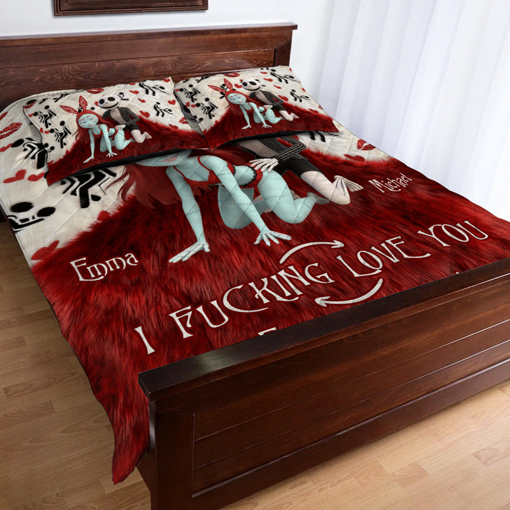 I Love You Forever - Personalized Nightmare Quilt Set