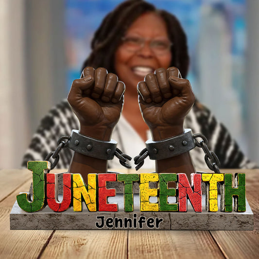 Break Every Chain - Personalized African American Custom Shaped Acrylic Plaque