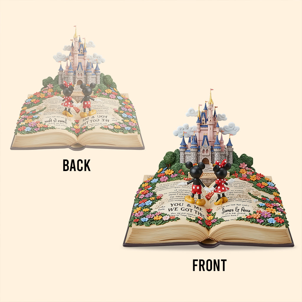 You & Me Mouse Couple - Personalized Mouse Custom Shaped Acrylic Plaque