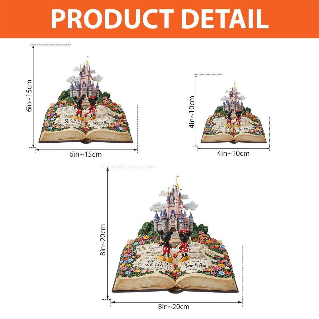 You & Me Mouse Couple - Personalized Mouse Custom Shaped Acrylic Plaque