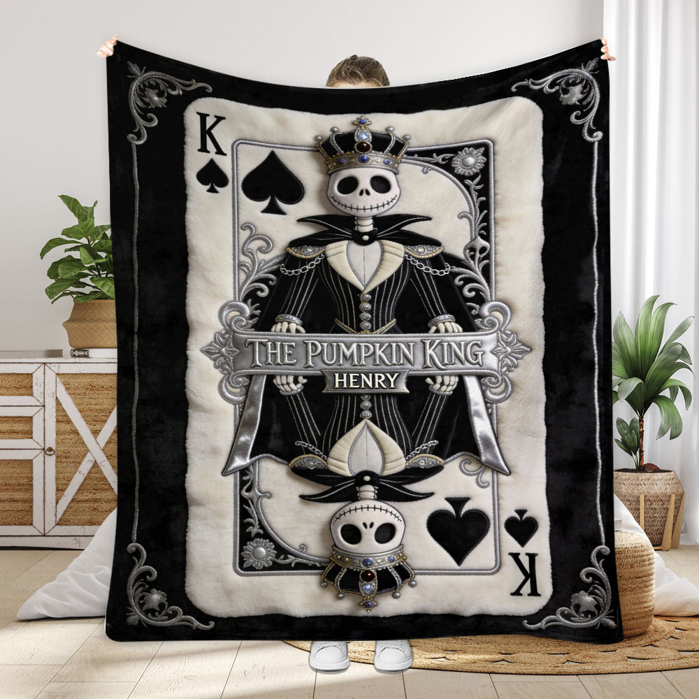 The Dark King - Personalized Nightmare Blanket