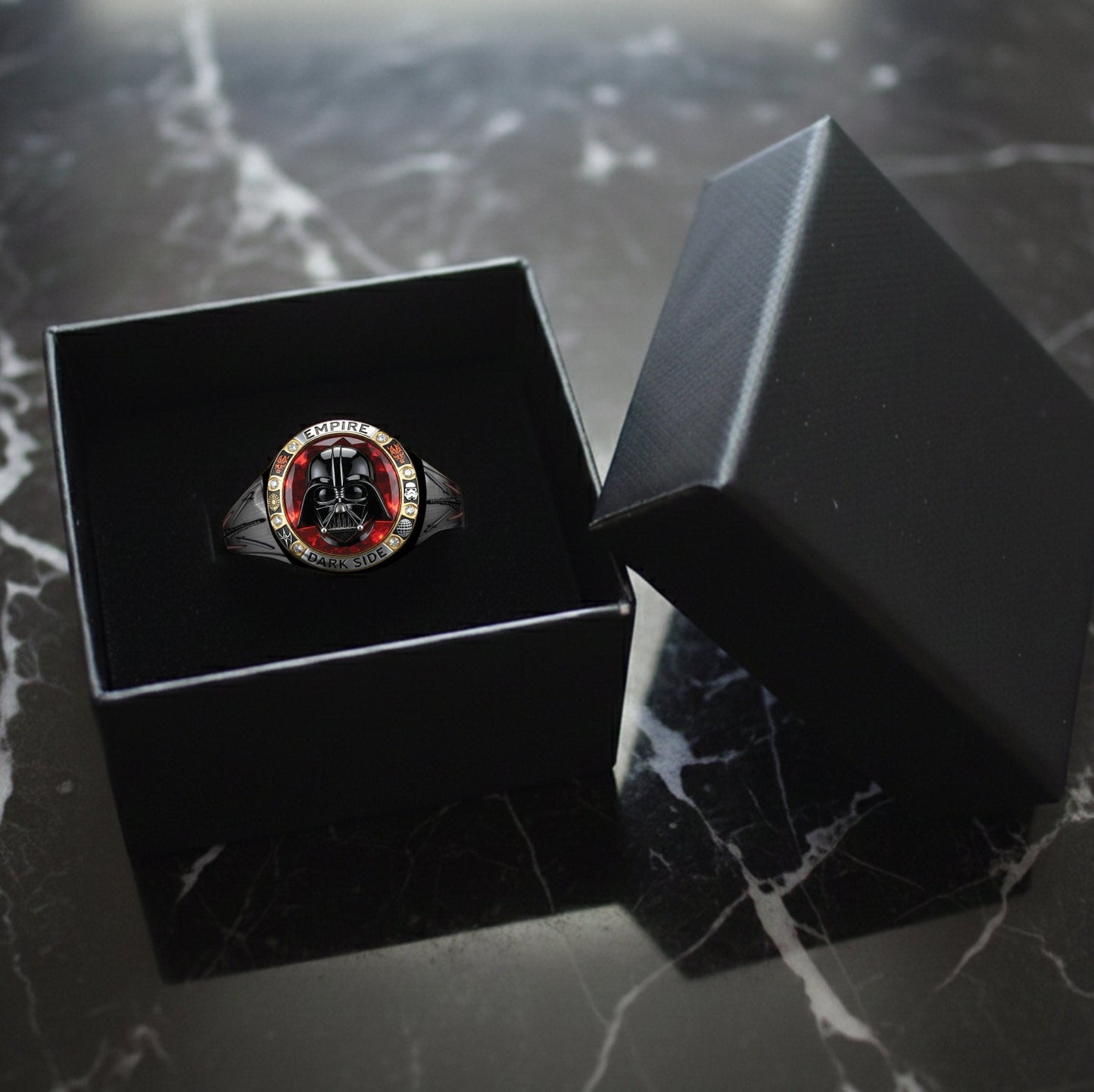 Join The Dark Side - Personalized The Force Signet Ring
