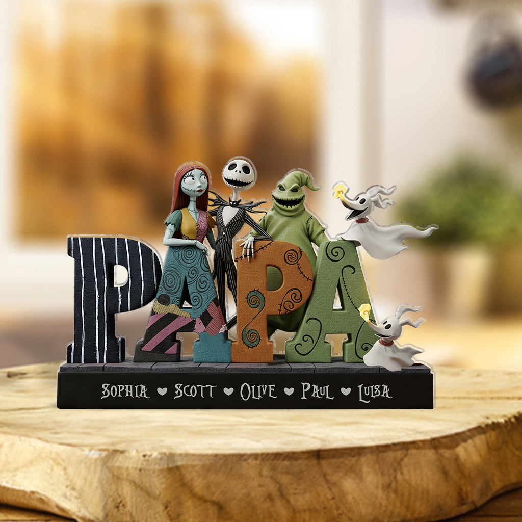 Father Of Nightmares - Personalized Nightmare Custom Shaped Acrylic Plaque