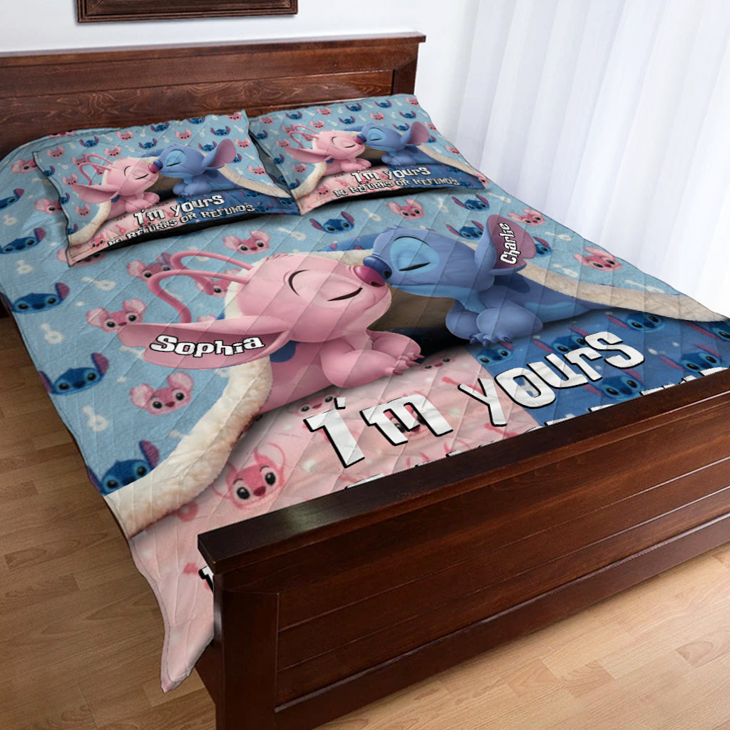I Am Yours - Personalized Ohana Quilt Set