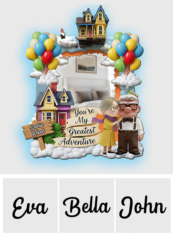 You're My Greatest Adventure - Personalized Mouse Wall Mirror With LED Light