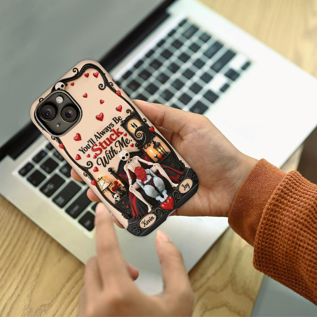 Naughty Nightmare - Personalized Nightmare Tumbler With Phone Case