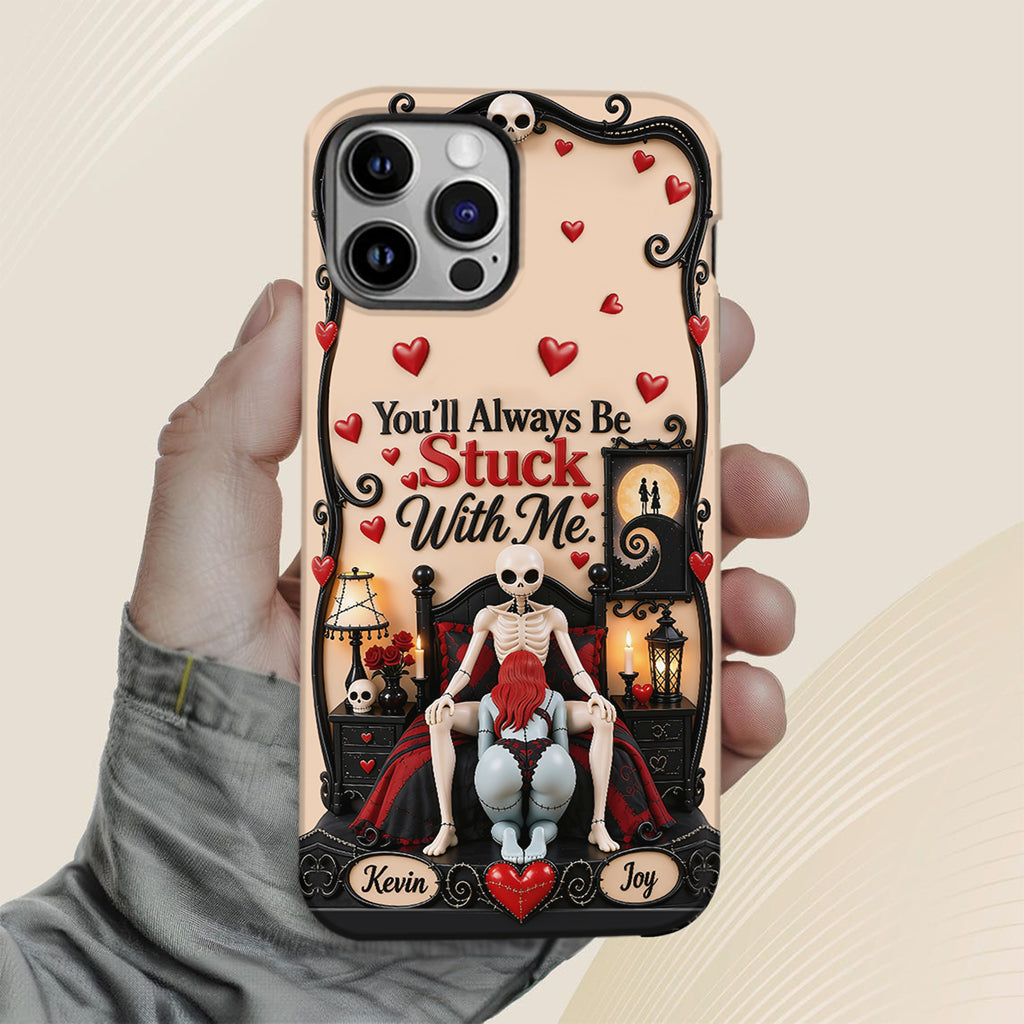 Naughty Nightmare - Personalized Nightmare Tumbler With Phone Case
