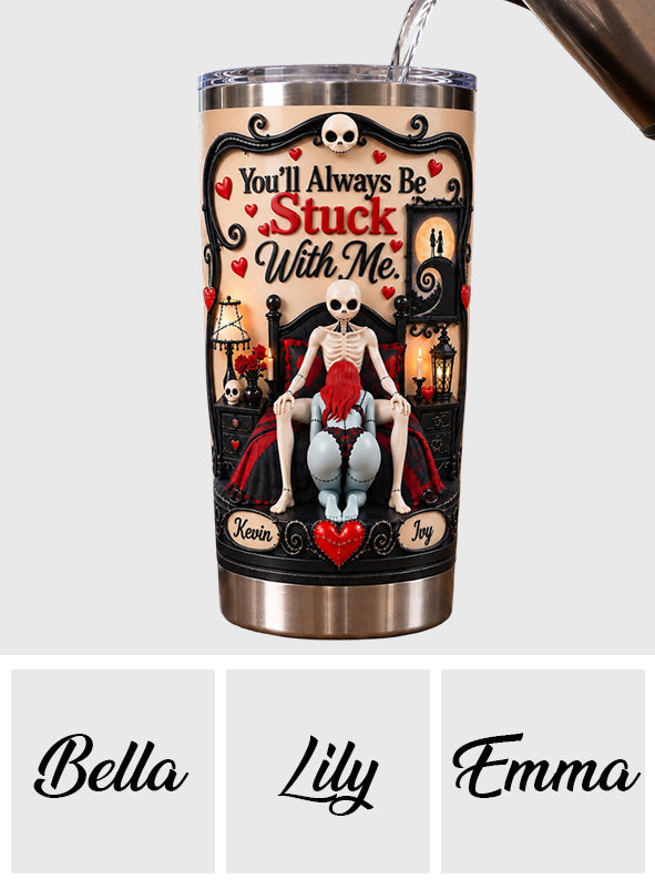 Naughty Nightmare - Personalized Nightmare Tumbler With Phone Case