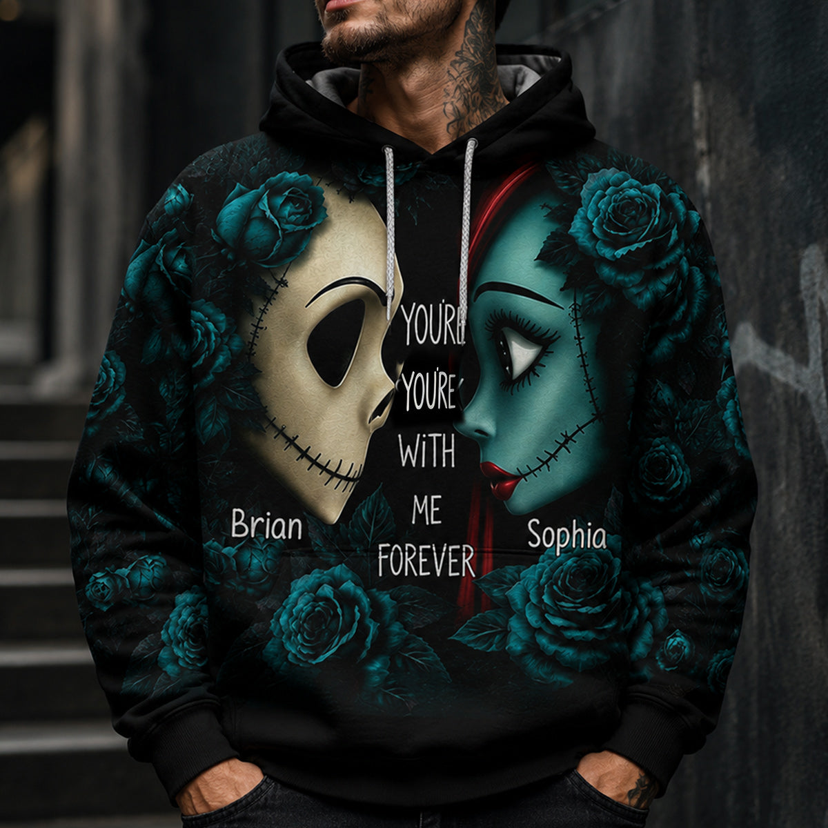 You Stuck With Me ForeverYou’re Stuck With Me Forever - Personalized Nightmare All Over Shirt