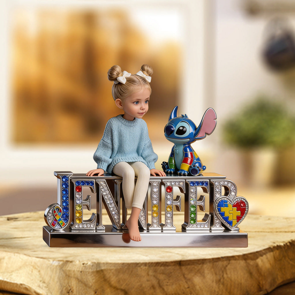 It's OK To Be Different - Personalized Autism Awareness Custom Shaped Acrylic Plaque