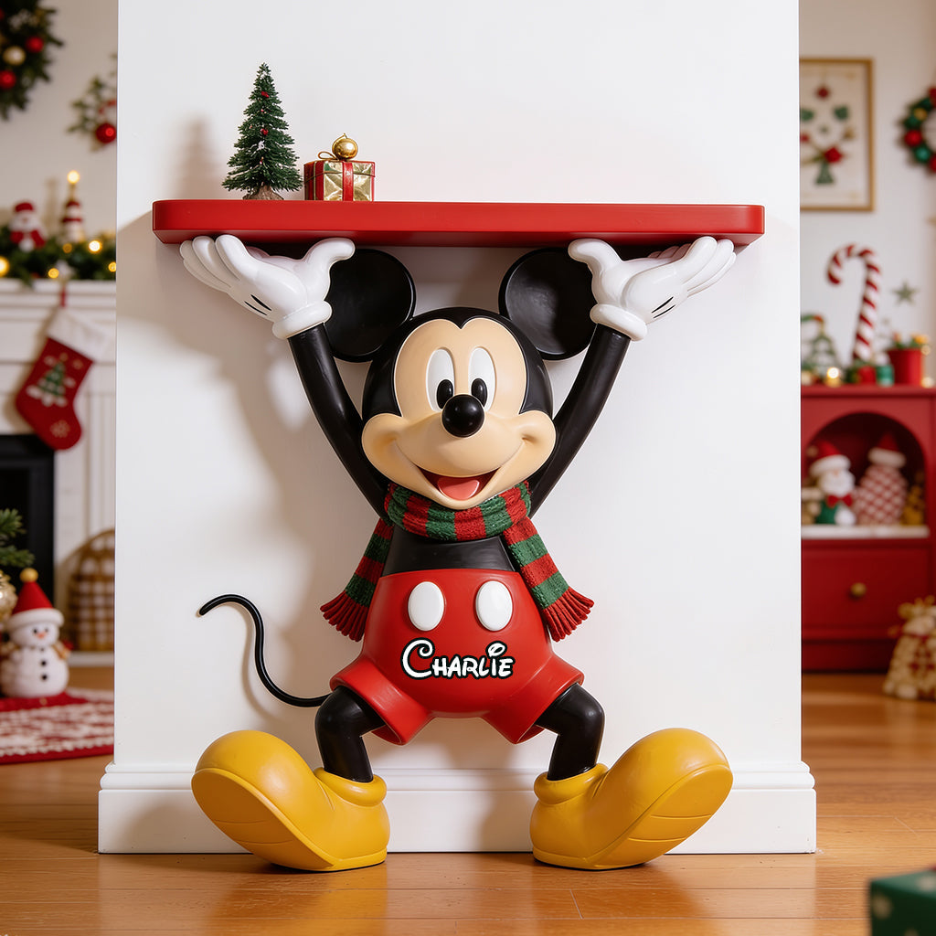 Friends - Personalized Mouse Wooden Floating Shelf