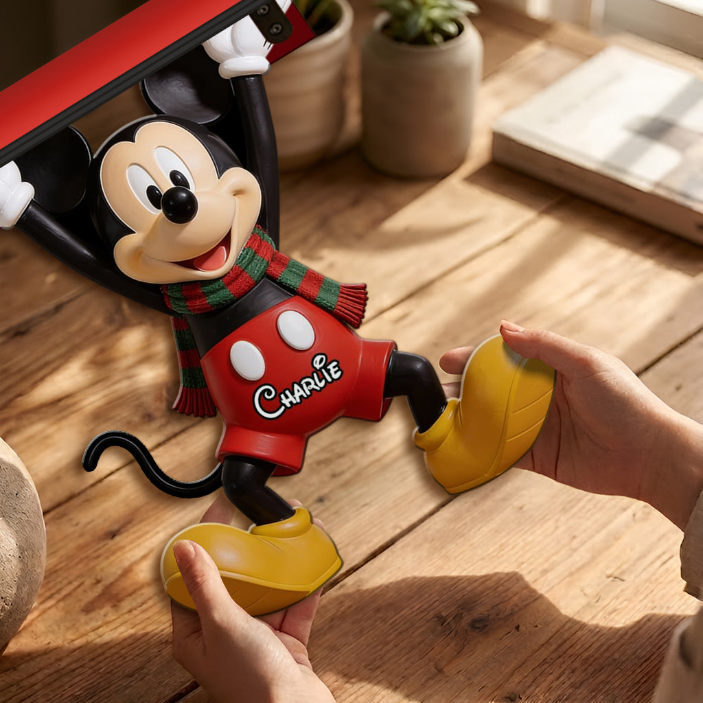 Friends - Personalized Mouse Wooden Floating Shelf