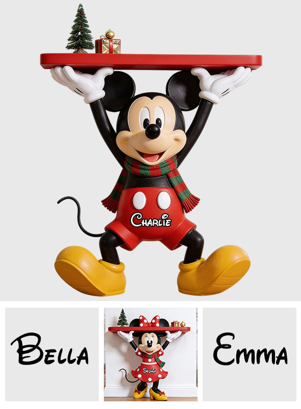 Friends - Personalized Mouse Wooden Floating Shelf