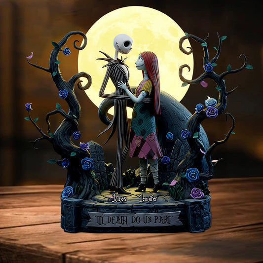 Til Death Do Us Part - Personalized Nightmare Custom Shaped Acrylic Plaque