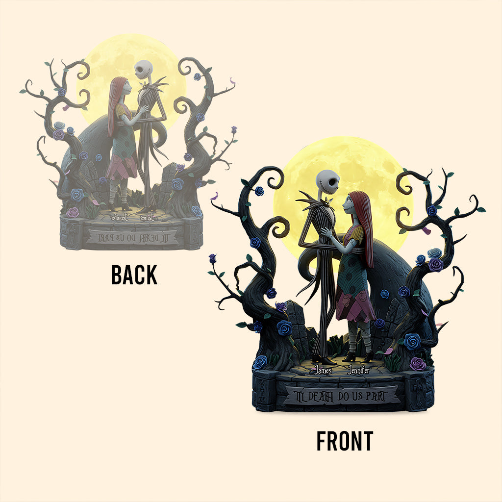 Til Death Do Us Part - Personalized Nightmare Custom Shaped Acrylic Plaque