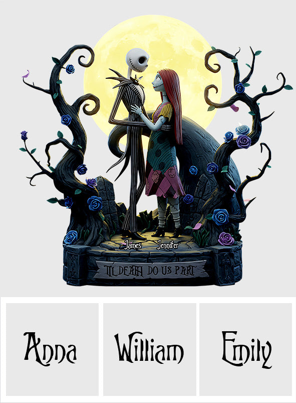 Til Death Do Us Part - Personalized Nightmare Custom Shaped Acrylic Plaque