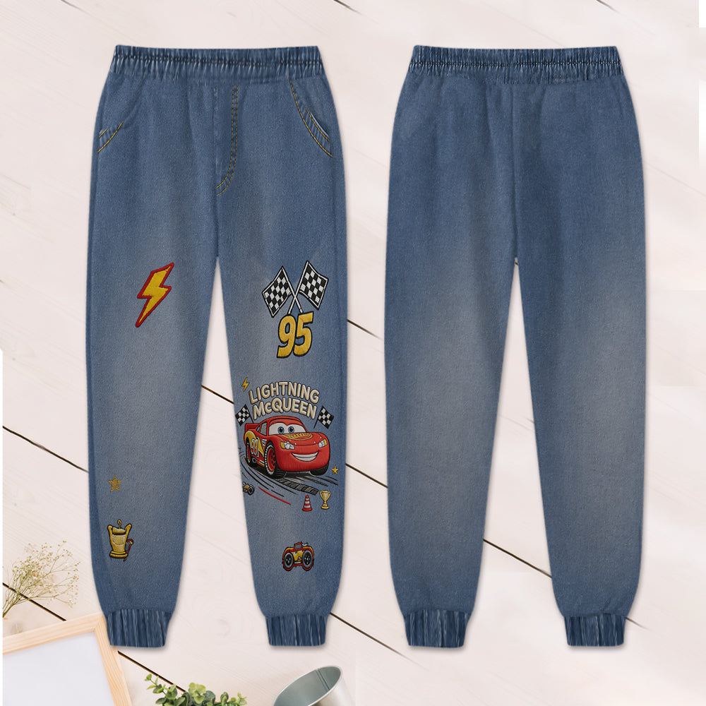 Little Racer Adventure - Personalized Racing Lover Kid Hoodie & Kid Jogger Sweatpants