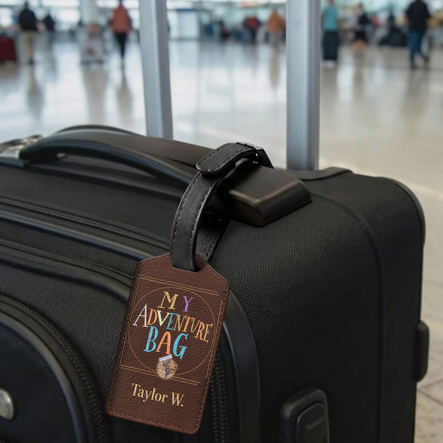 My Adventure Book - Personalized Up Movie Couple Passport Holder & Luggage Tag Set