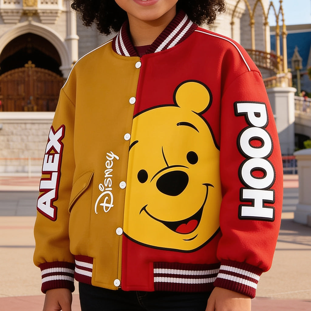 Yellow Bear Buddy - Personalized Yellow Bear Varsity Jacket