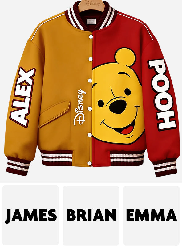 Yellow Bear Buddy - Personalized Yellow Bear Varsity Jacket