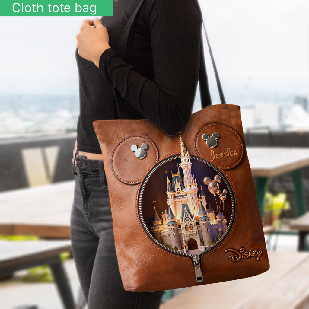 The Magical Castle - Personalized Mouse Tote Bag