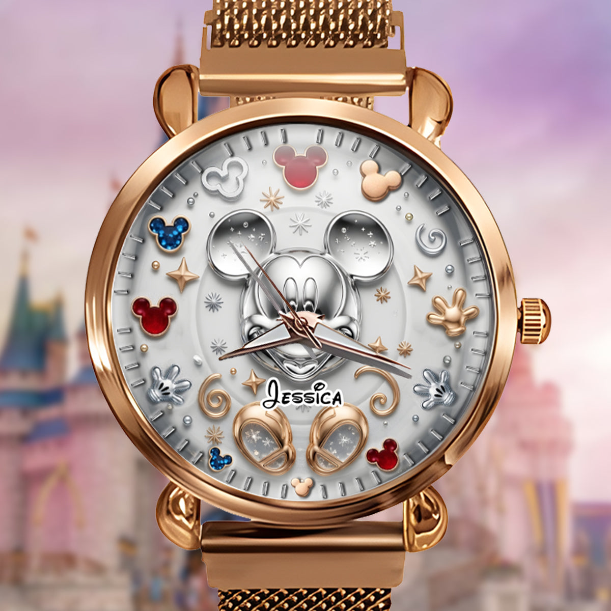 Magical Moments - Personalized Mouse Women Hand Watch