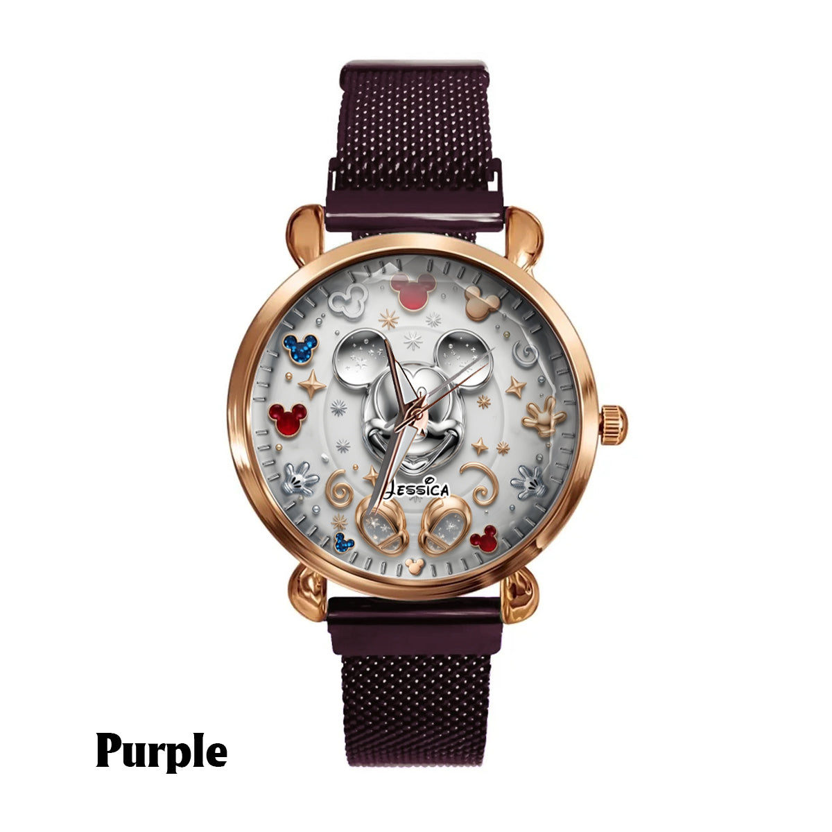 Magical Moments - Personalized Mouse Women Hand Watch