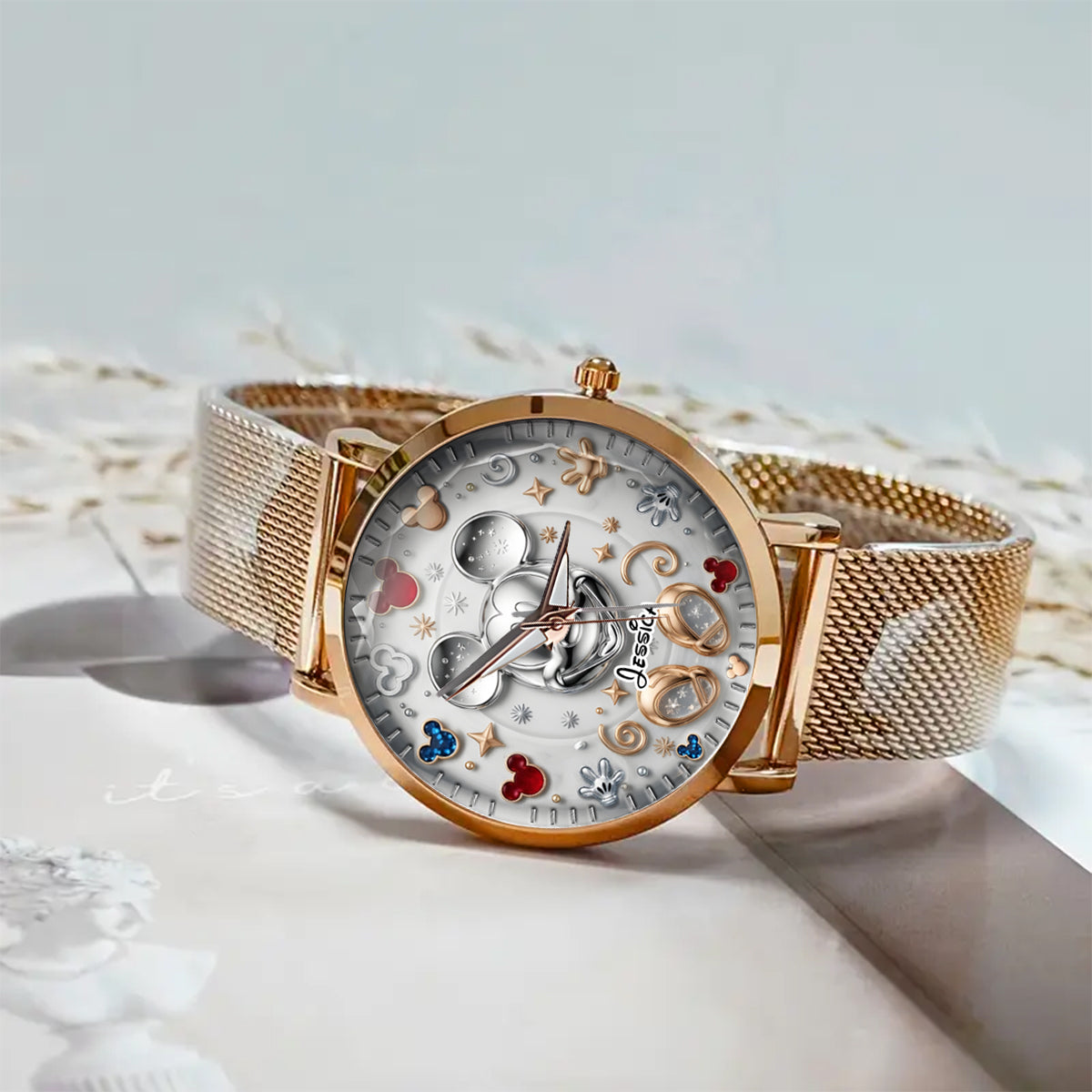 Magical Moments - Personalized Mouse Women Hand Watch
