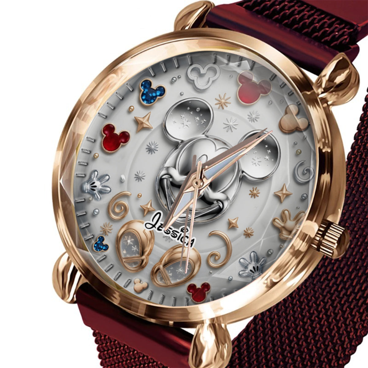 Magical Moments - Personalized Mouse Women Hand Watch