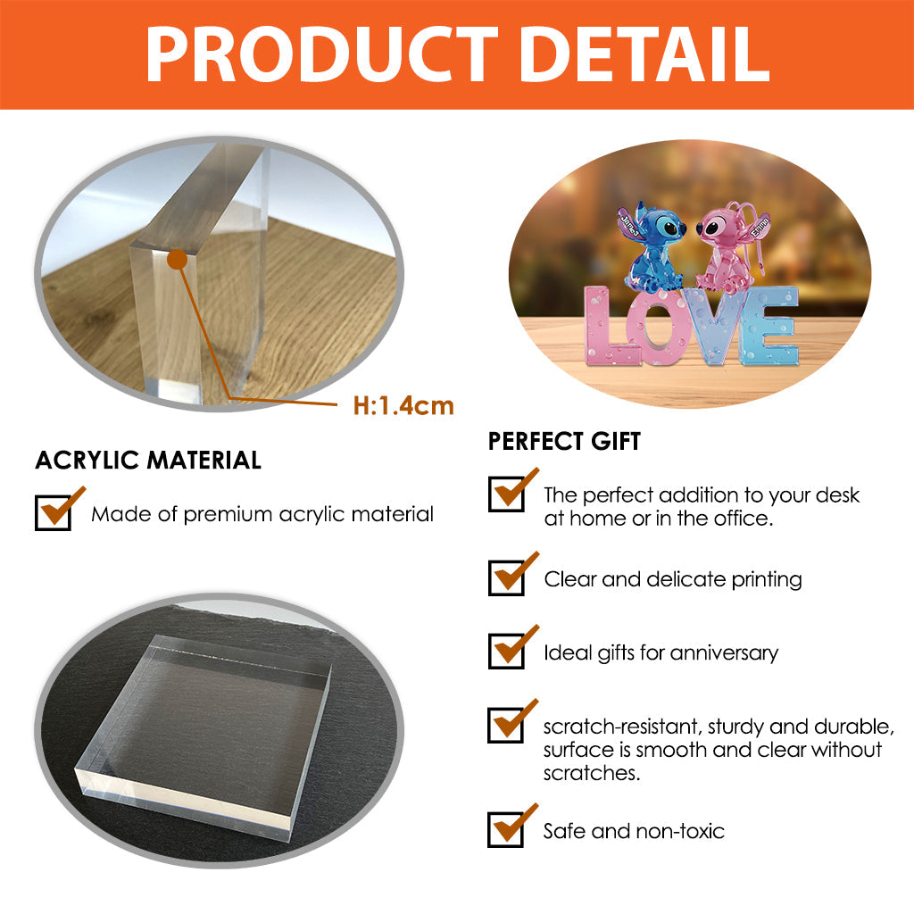 I'm Yours No Returns Or Rufunds - Personalized Ohana Custom Shaped Acrylic Plaque