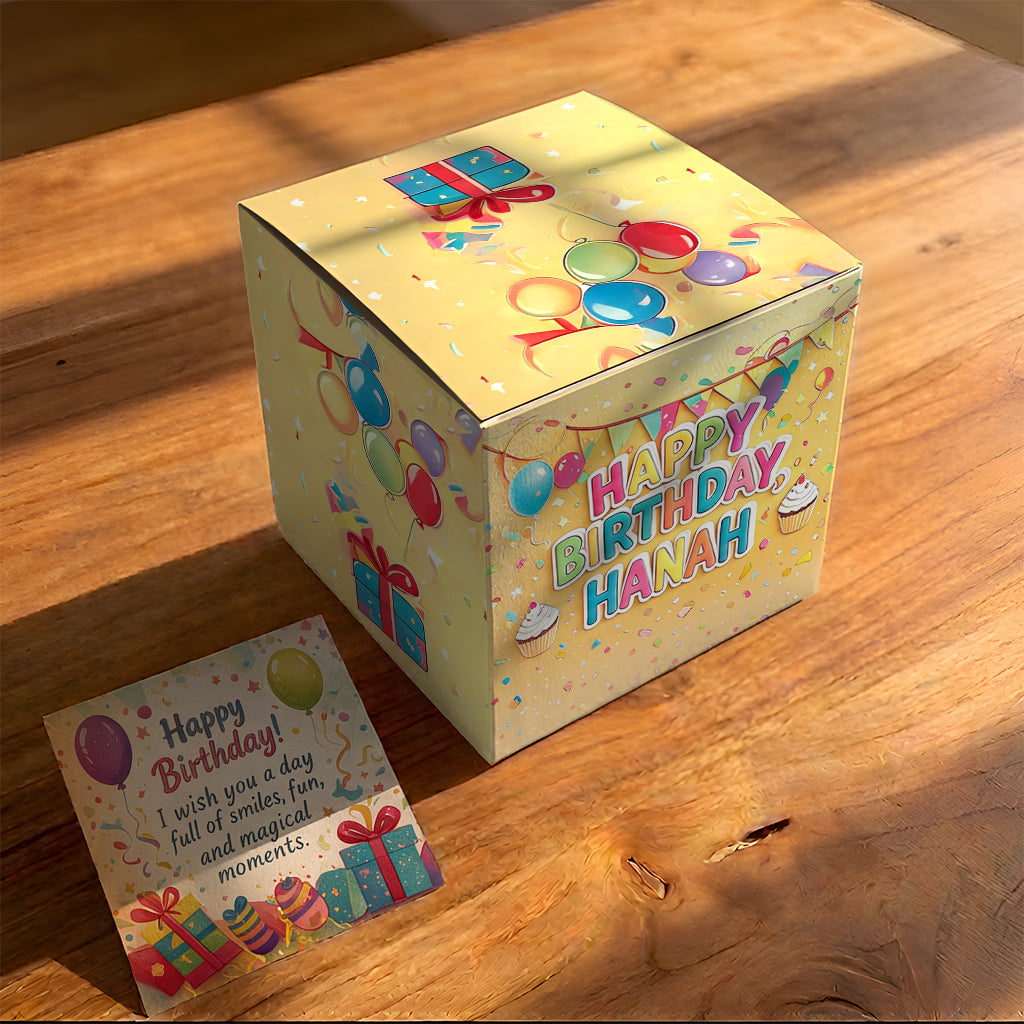 Custom Any Photo - Personalized Mouse Pop Up Box Card