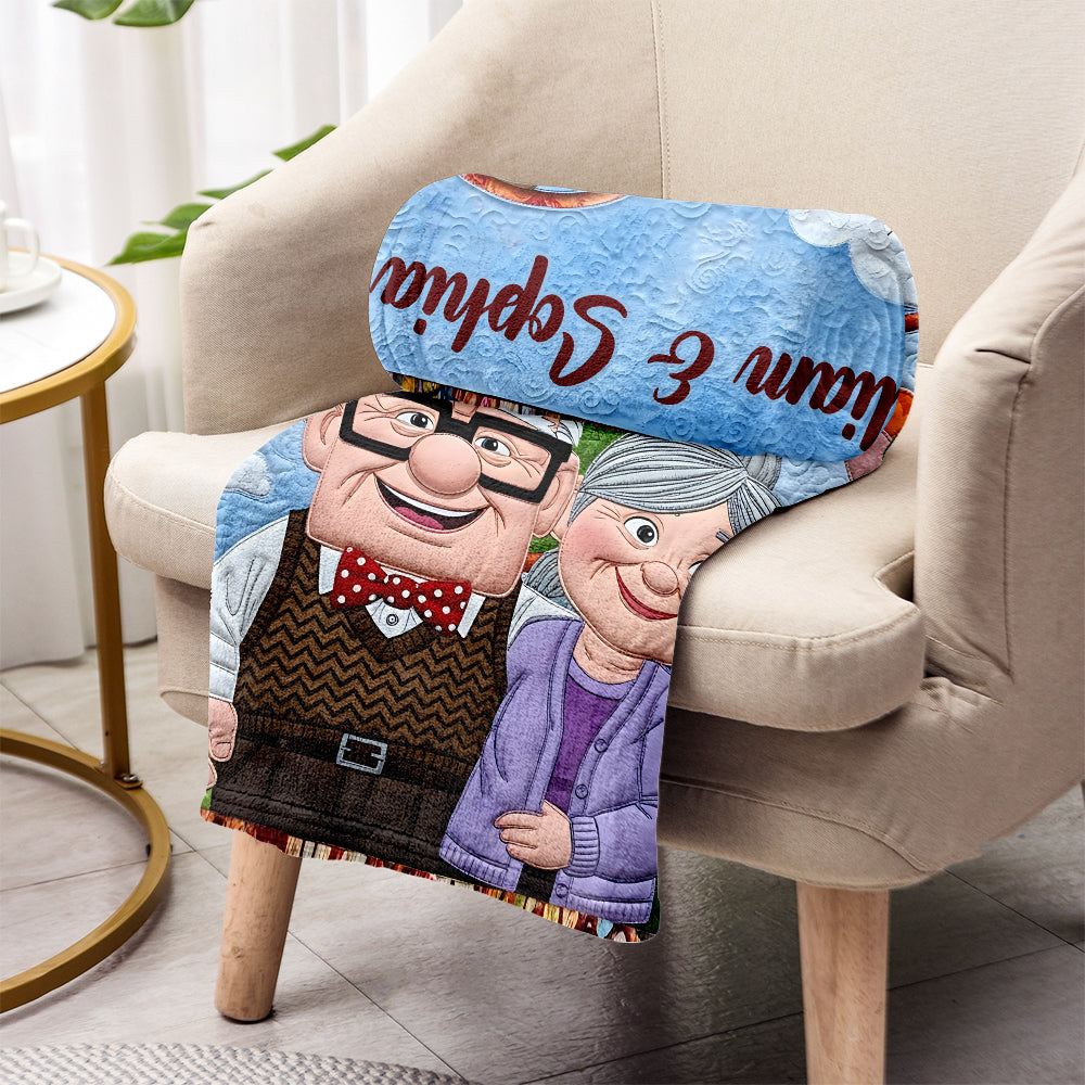 You Are My Greatest Adventure - Personalized Couple Blanket
