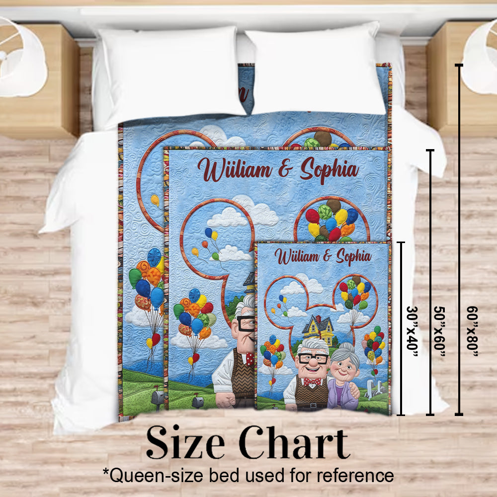 You Are My Greatest Adventure - Personalized Couple Blanket