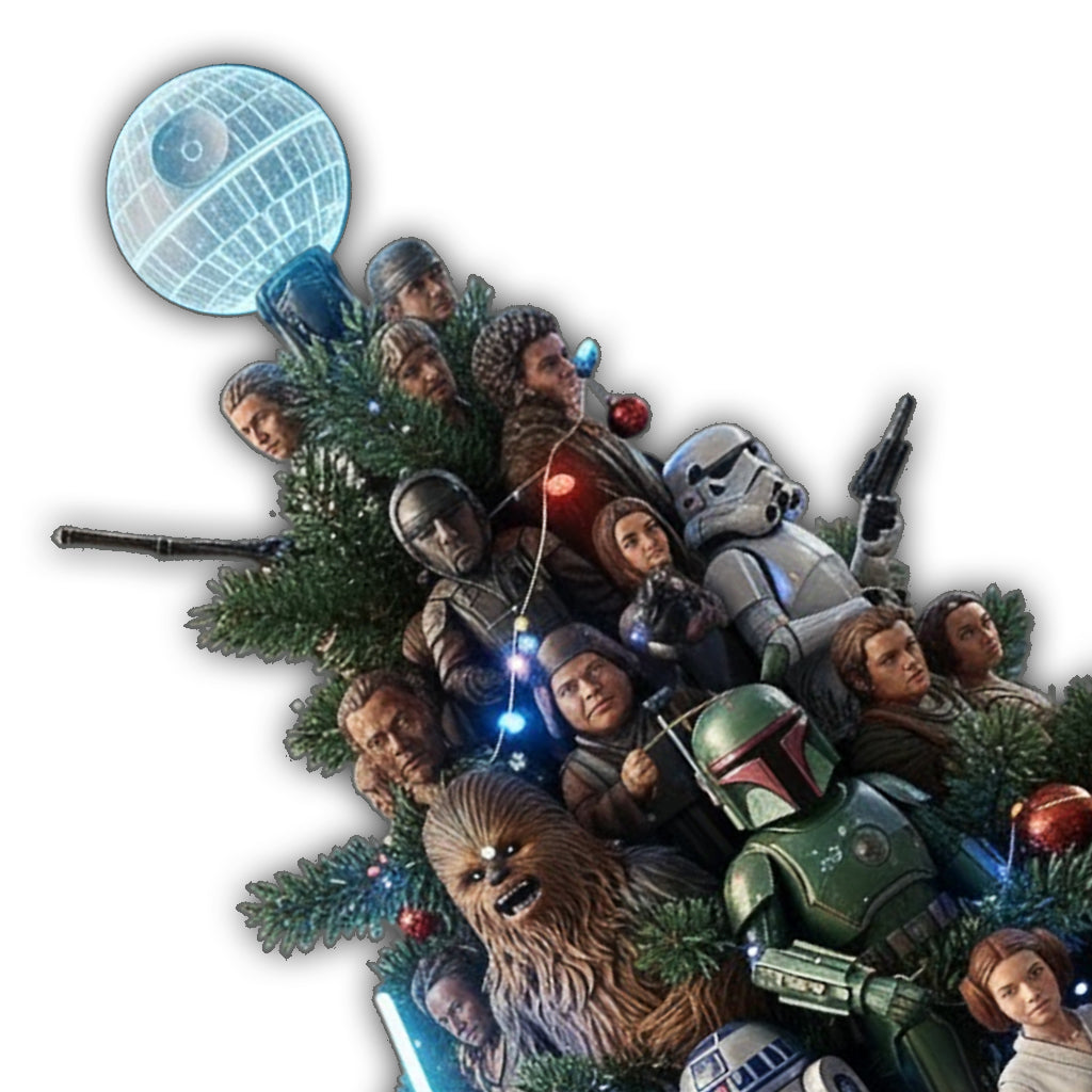 Dashing Through The Snow - Personalized The Force Cut Metal Sign