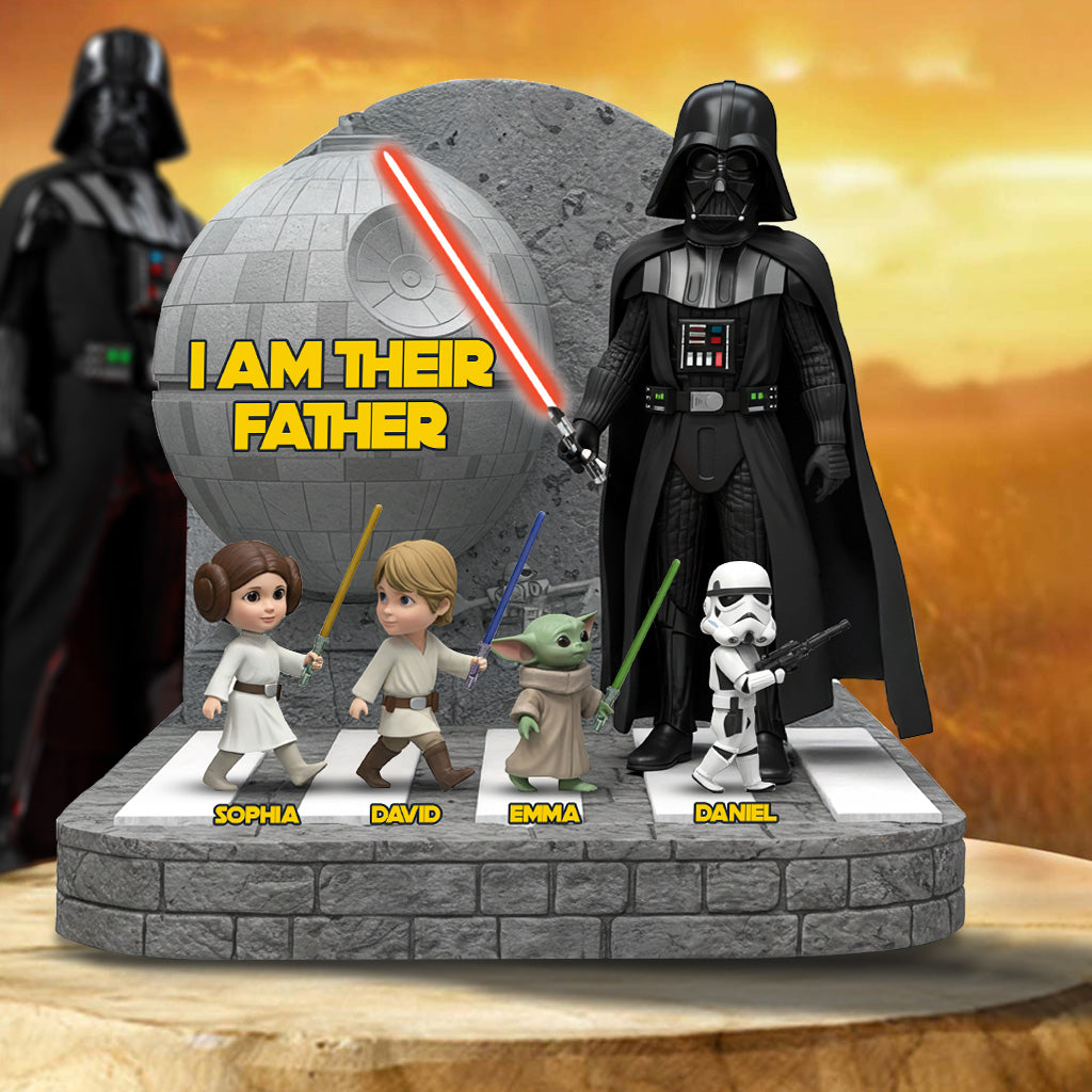 I'm Their Father - Personalized The Force Custom Shaped Acrylic Plaque