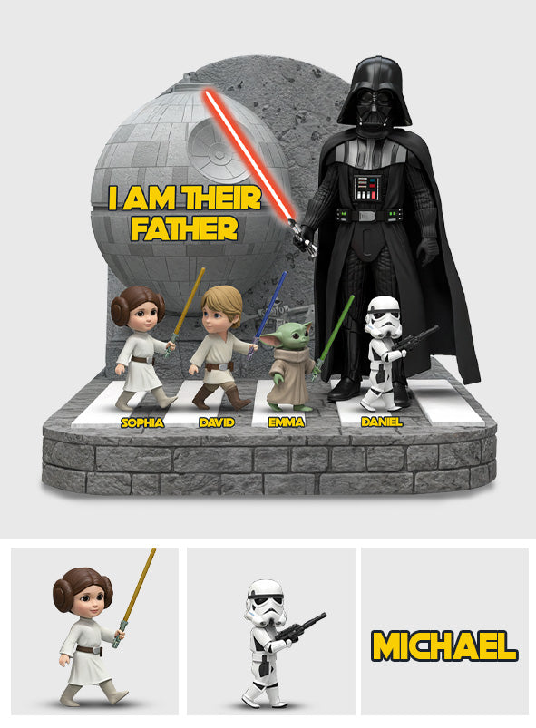 I'm Their Father - Personalized The Force Custom Shaped Acrylic Plaque