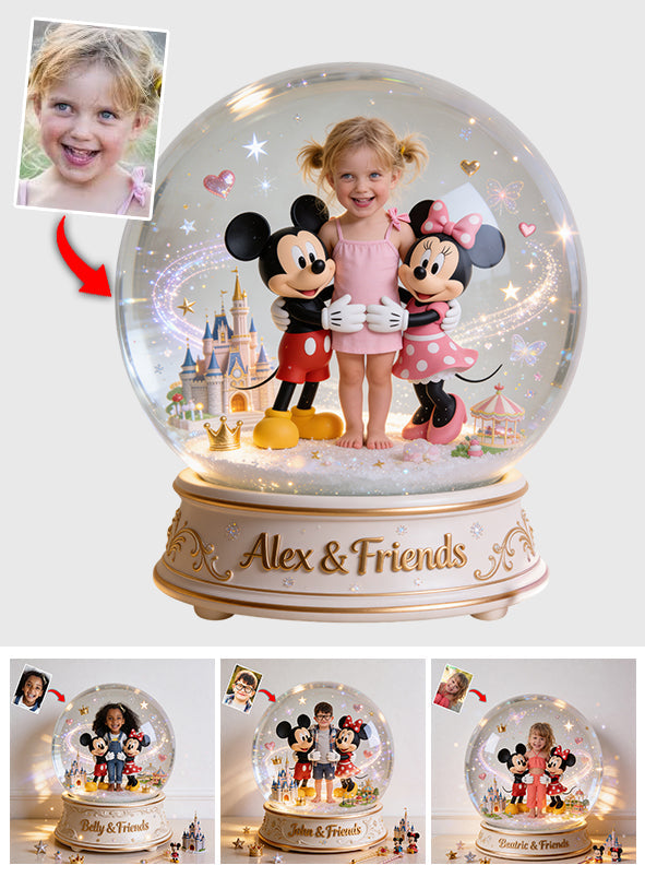 Cartoon Magical Mouse - Personalized Mouse Custom Shaped Acrylic Plaque