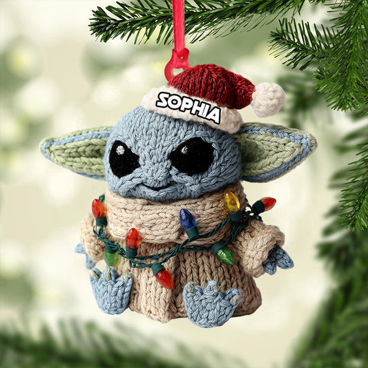 Merry Christmas - Personalized The Force Ornament