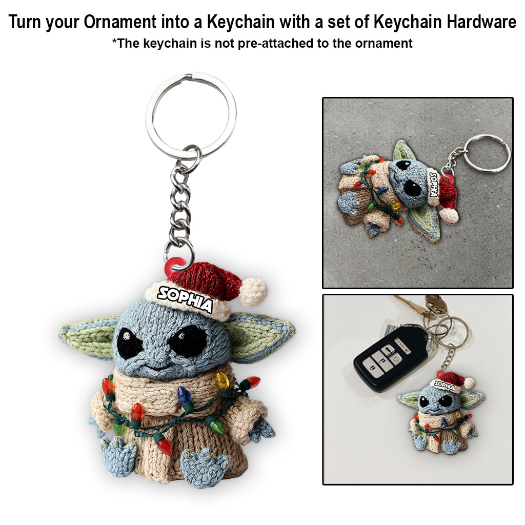 Merry Christmas - Personalized The Force Ornament