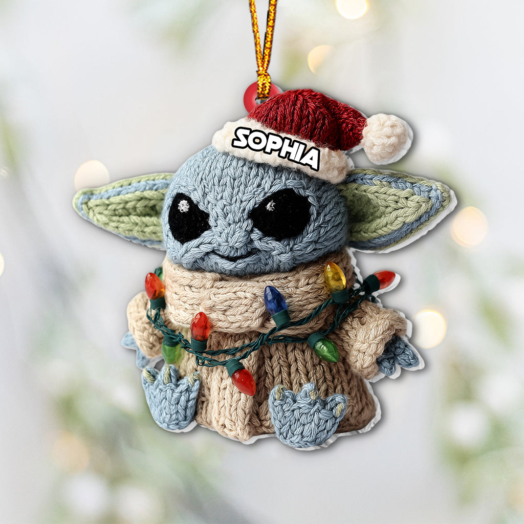 Merry Christmas - Personalized The Force Ornament