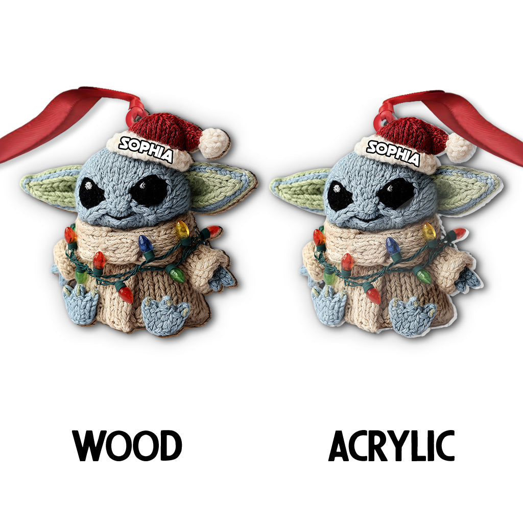 Merry Christmas - Personalized The Force Ornament