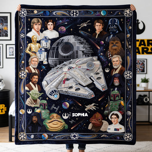 May The Force Be With You - Personalized The Force Blanket