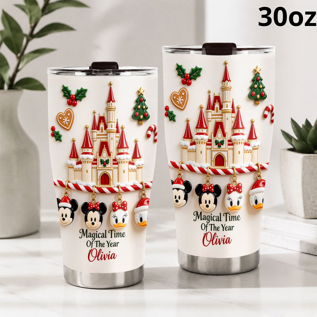 Magical Time Of The Year - Personalized Mouse Tumbler With Gift Box