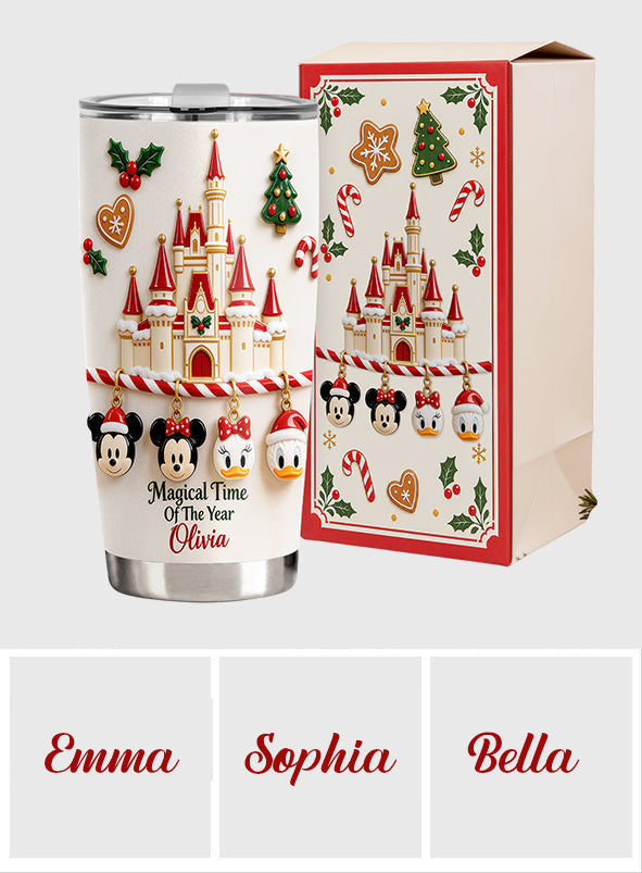 Magical Time Of The Year - Personalized Mouse Tumbler With Gift Box