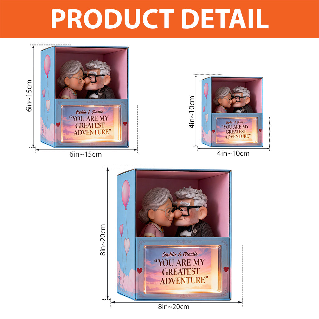 You Are My Greatest Adventure - Personalized Up Movie Couple Custom Shaped Acrylic Plaque