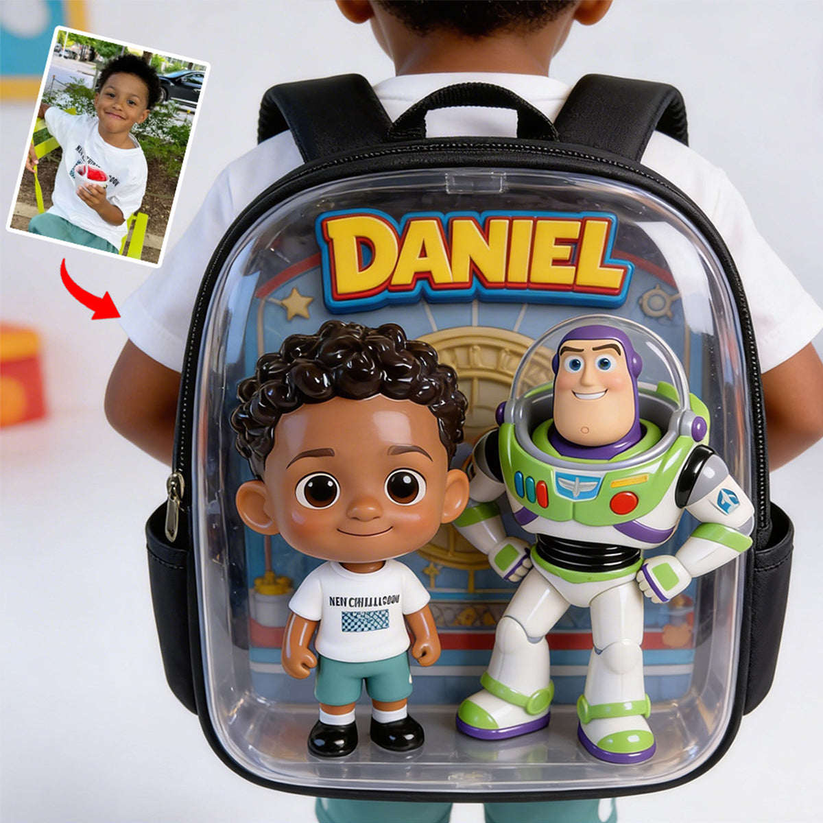 Kid Favorite Gift - Personalized Kid Multifunctional Backpack